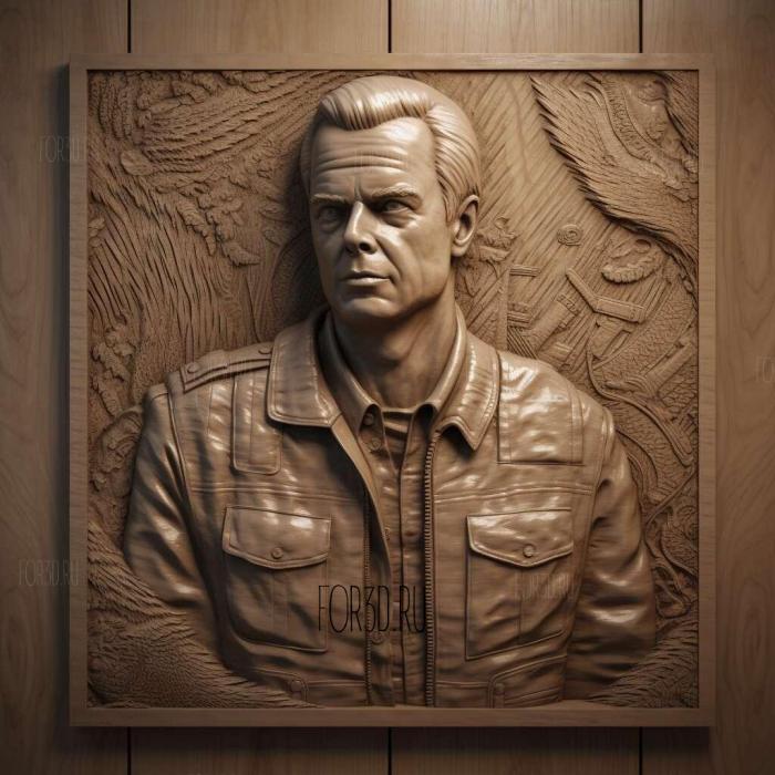 Jack Bauer 3 stl model for CNC